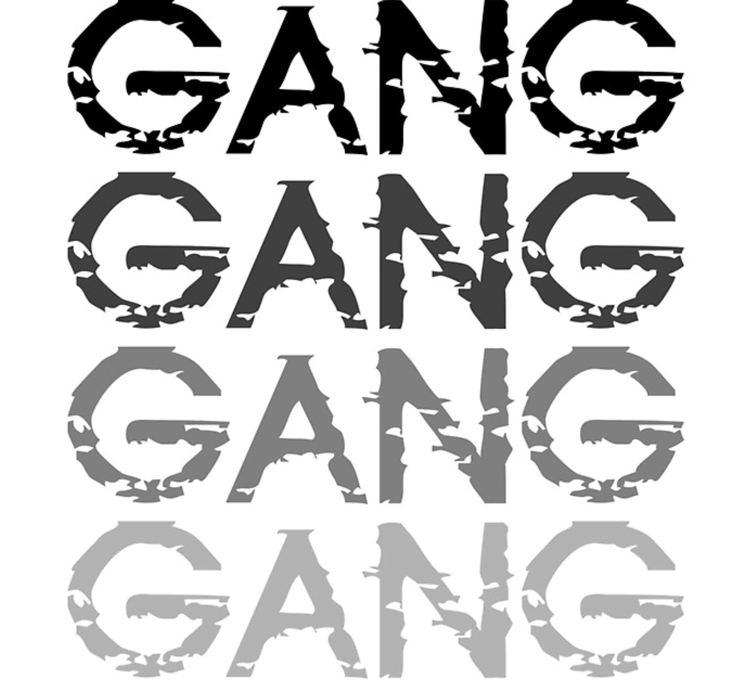 Gang text. Ганг надпись. Gang слово. Gang шрифт. Gang картинки.