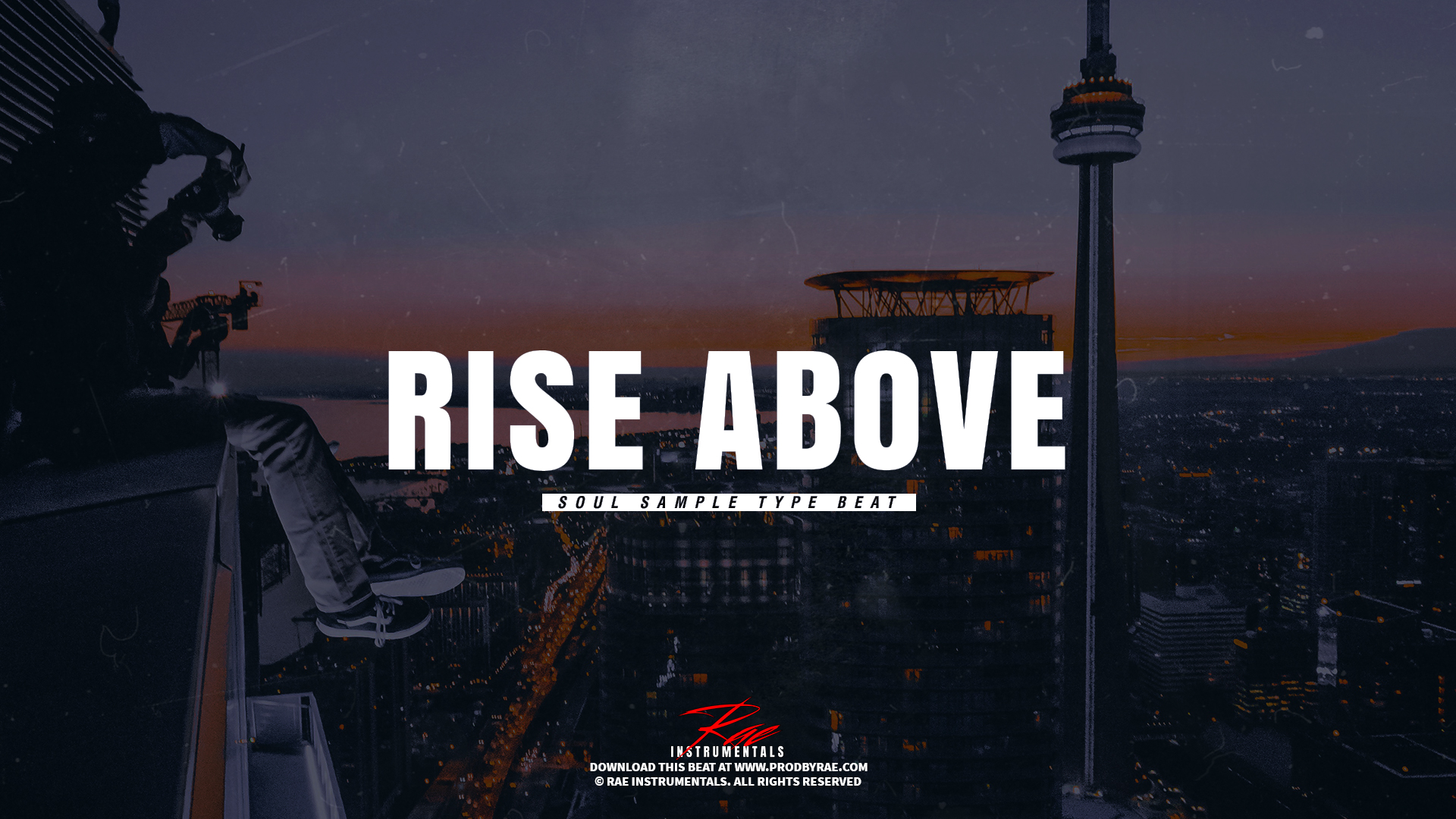 Created over ''Rise Above'' - Inspiring Soulful Rap Beat | Uplifting Motivational Hip Hop Beat 2024 by Rae Instrumentals