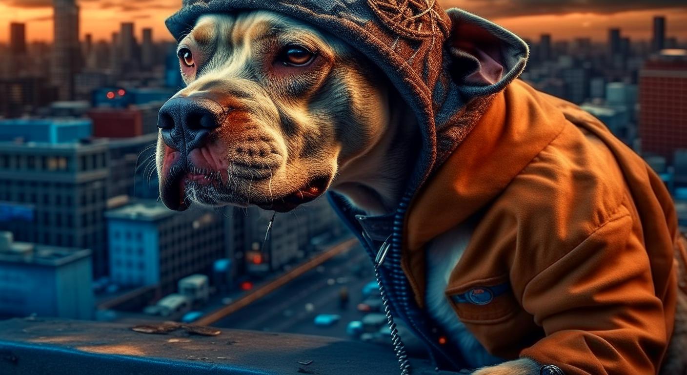 Created over city ​​dog by Armoracia Rusticana
