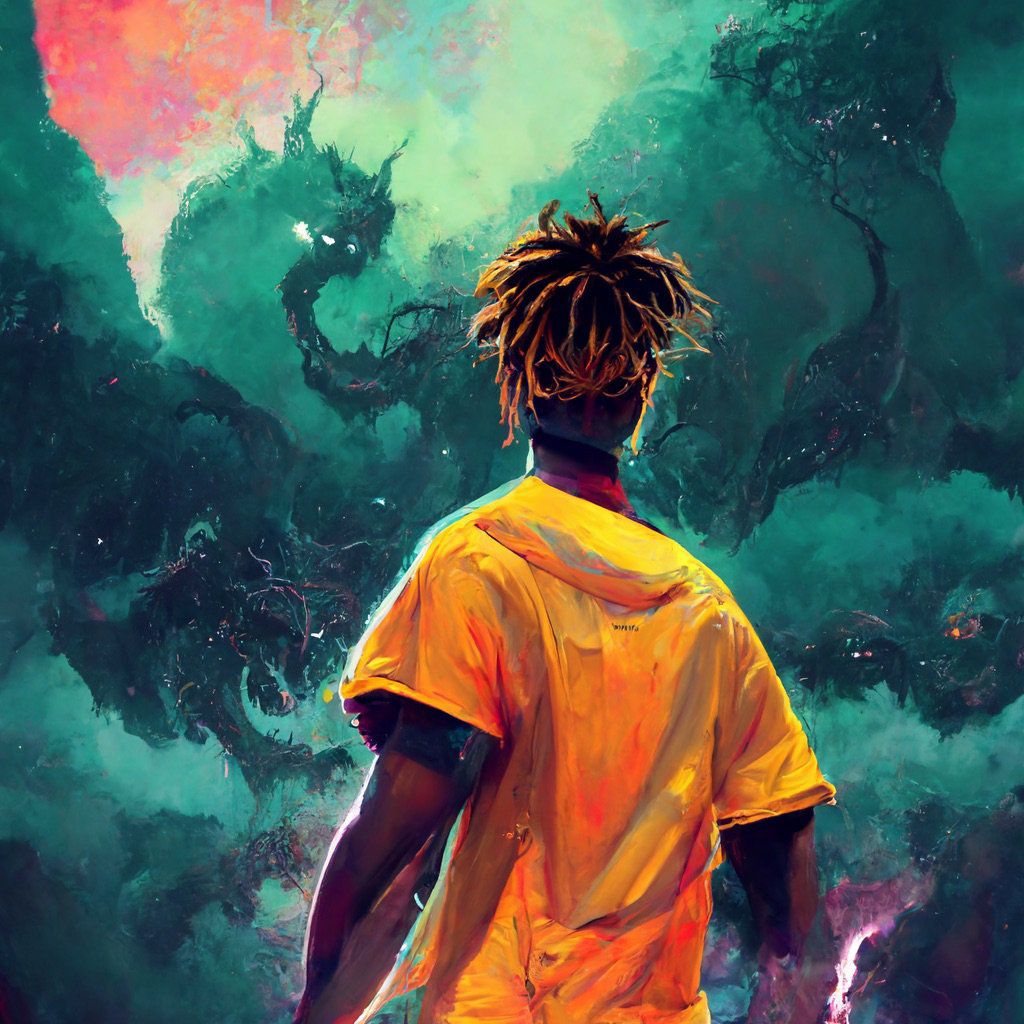 Created over GOOD INTENTION (Juice WRLD Type Beats • Melodic Guitar Trap Beat) by trabbey