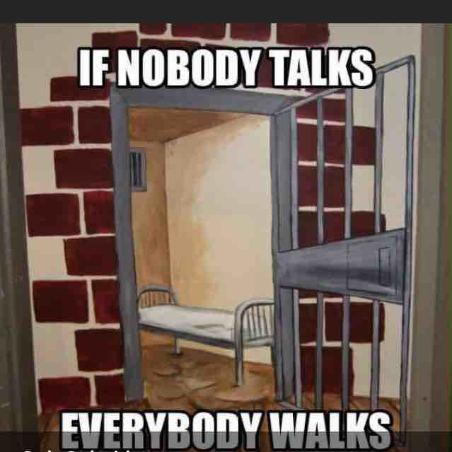 Nobody talks