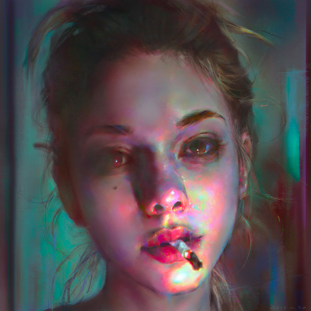 Created over Away | Billie Eilish x Dark Pop by Grizd