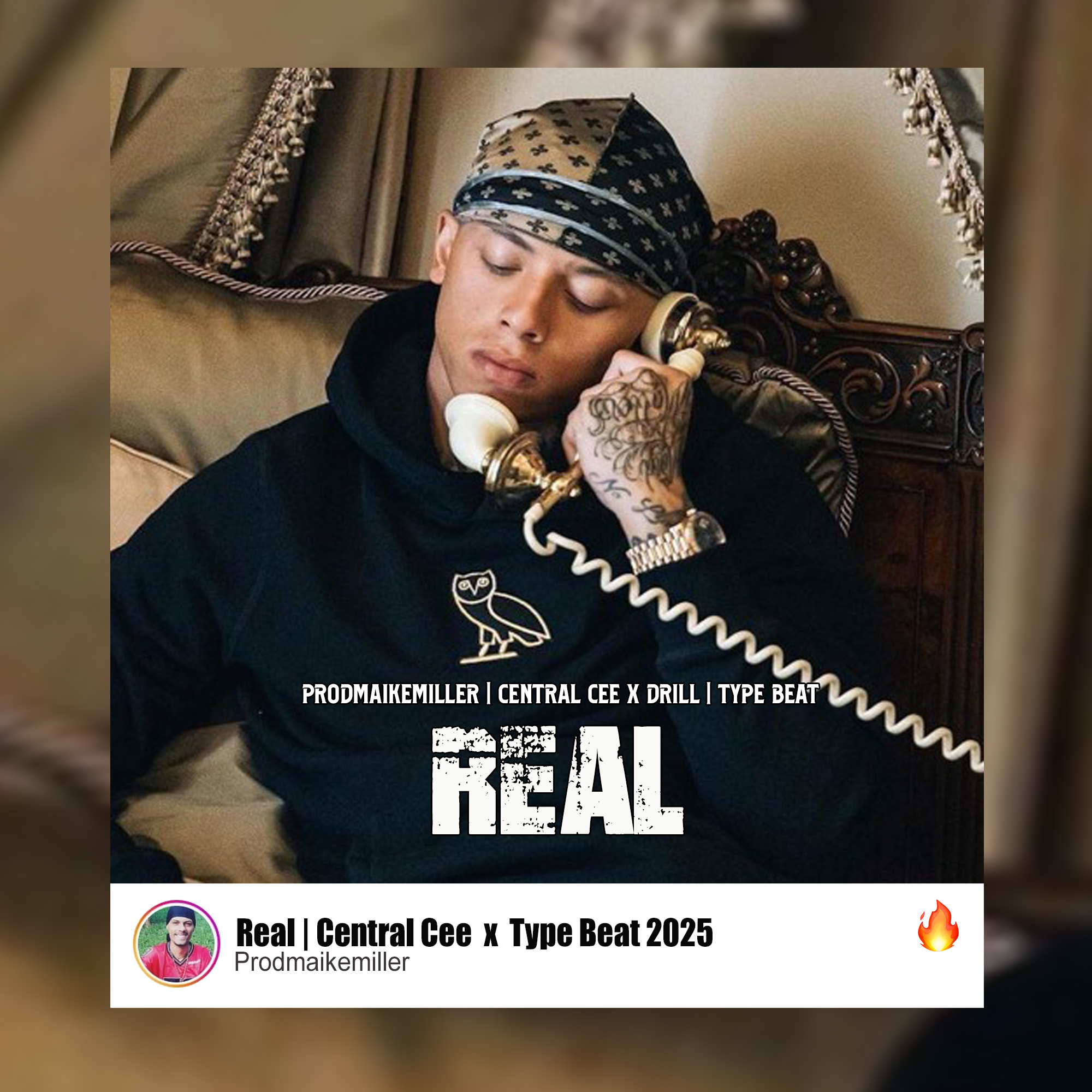Created over Real | Central Cee  x  Type Beat 2025 by prodmaikemiller